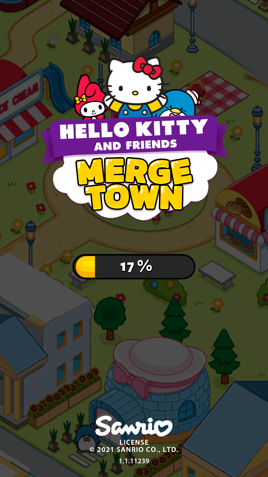 hellokittyϲС(Hello Kitty Merge Town)׿ͼ0