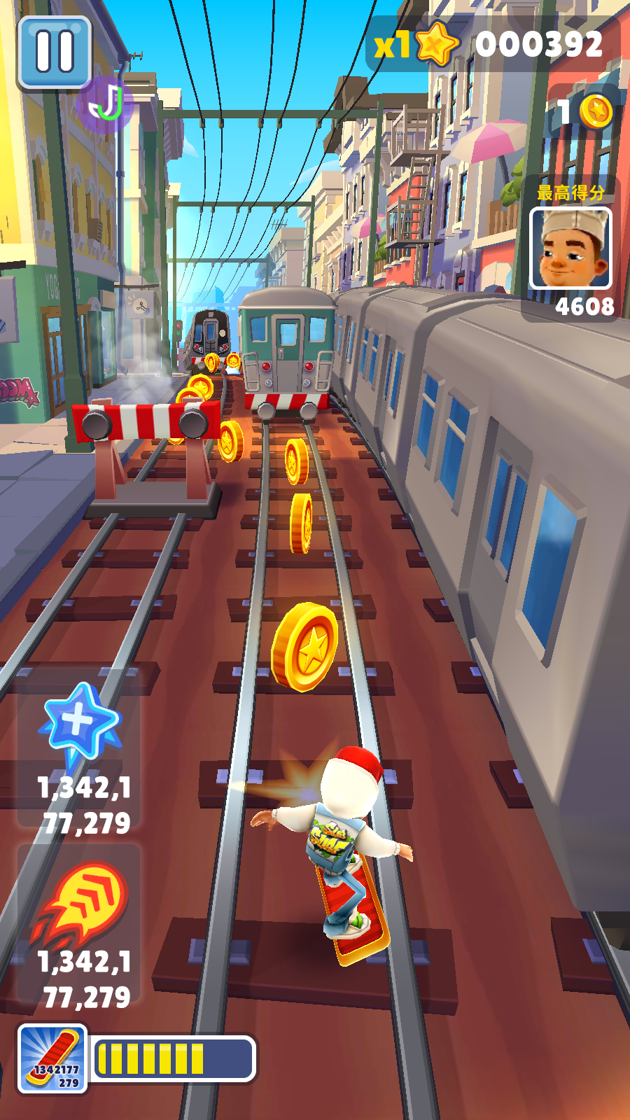 subway surfers（speedrun）最快获得100金币个人最佳（望过审）_哔哩哔哩bilibili