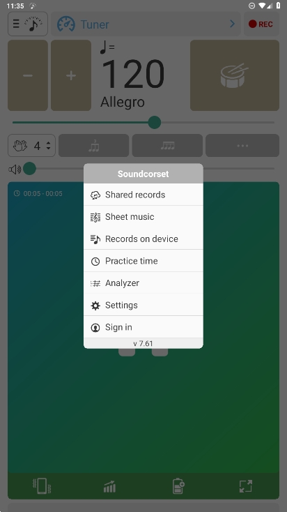 Soundcorset tuner metronomeͽ׿ذװv7.61ͼ2