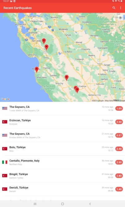 ҵĵ𾯸(My Earthquake Alerts)°ذװ